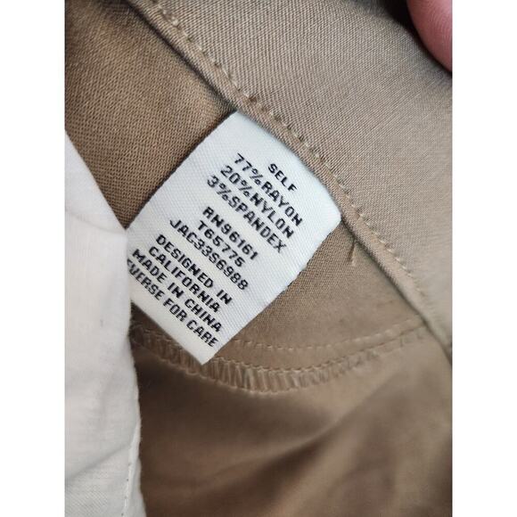 Bebop womens khaki shorts sz 7 with belt - Picture 4 of 9